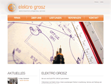 Tablet Screenshot of elektro-grosz.at